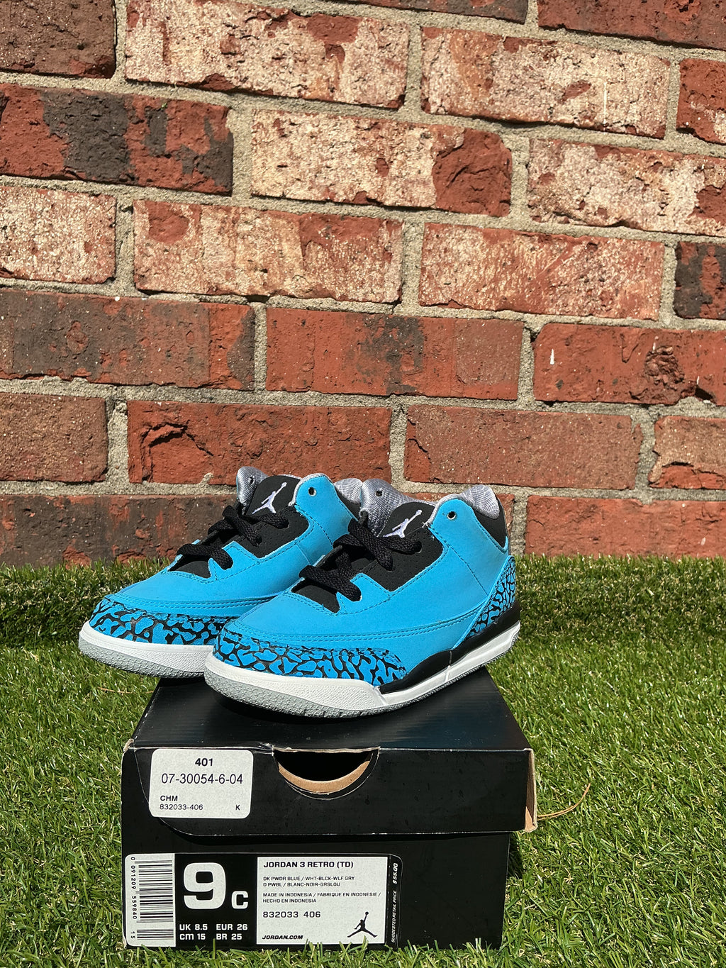 Jordan Retro 3 Powder Blue